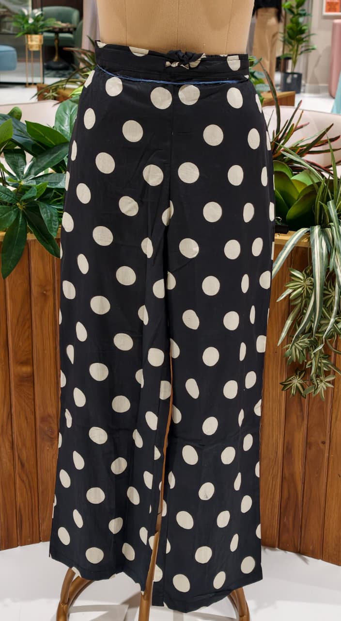 Sun Inspired Printed Kurta With Polka Dotted Pant In Premium Cotton Fabric- 14139 W68