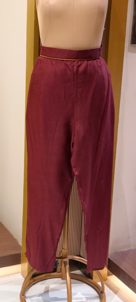 Elegant Beautiful Dual-Tone A-Line Kurta With Bottom and Dupatta In Surat Mul Chanderi Fabric