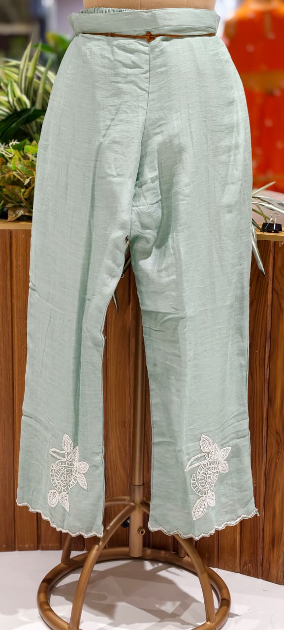Elegant Tiny Cut-Dana Embellished Banarasi Mul Chanderi Full Suit Set With Dupatta