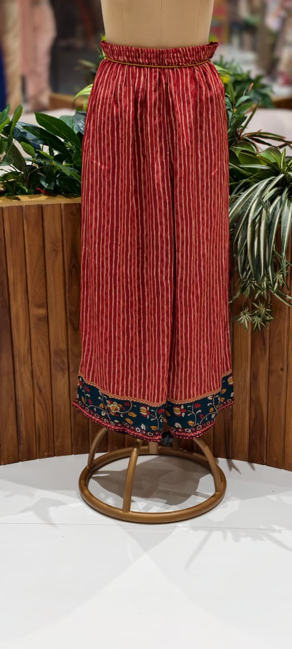 Colorful Multiprints Flowy Crepe Light Weight Casual Co-Ord Set- 15473