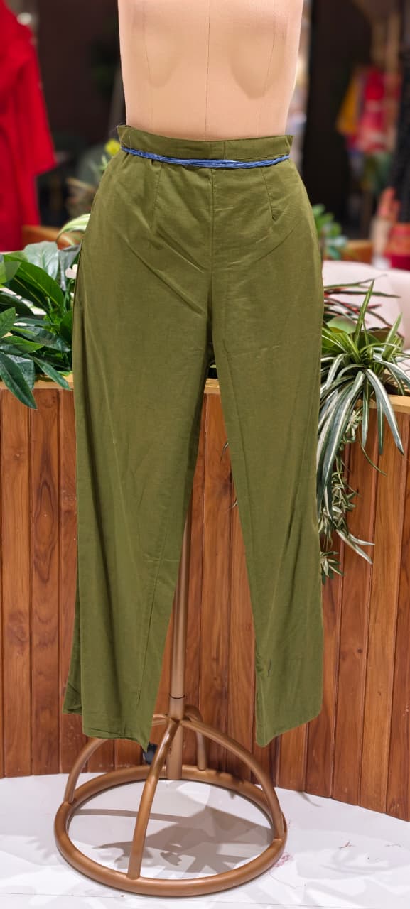 Cross Stitch Thread Embroidery Casual Wear Cotton Co-Ord Set- 15706